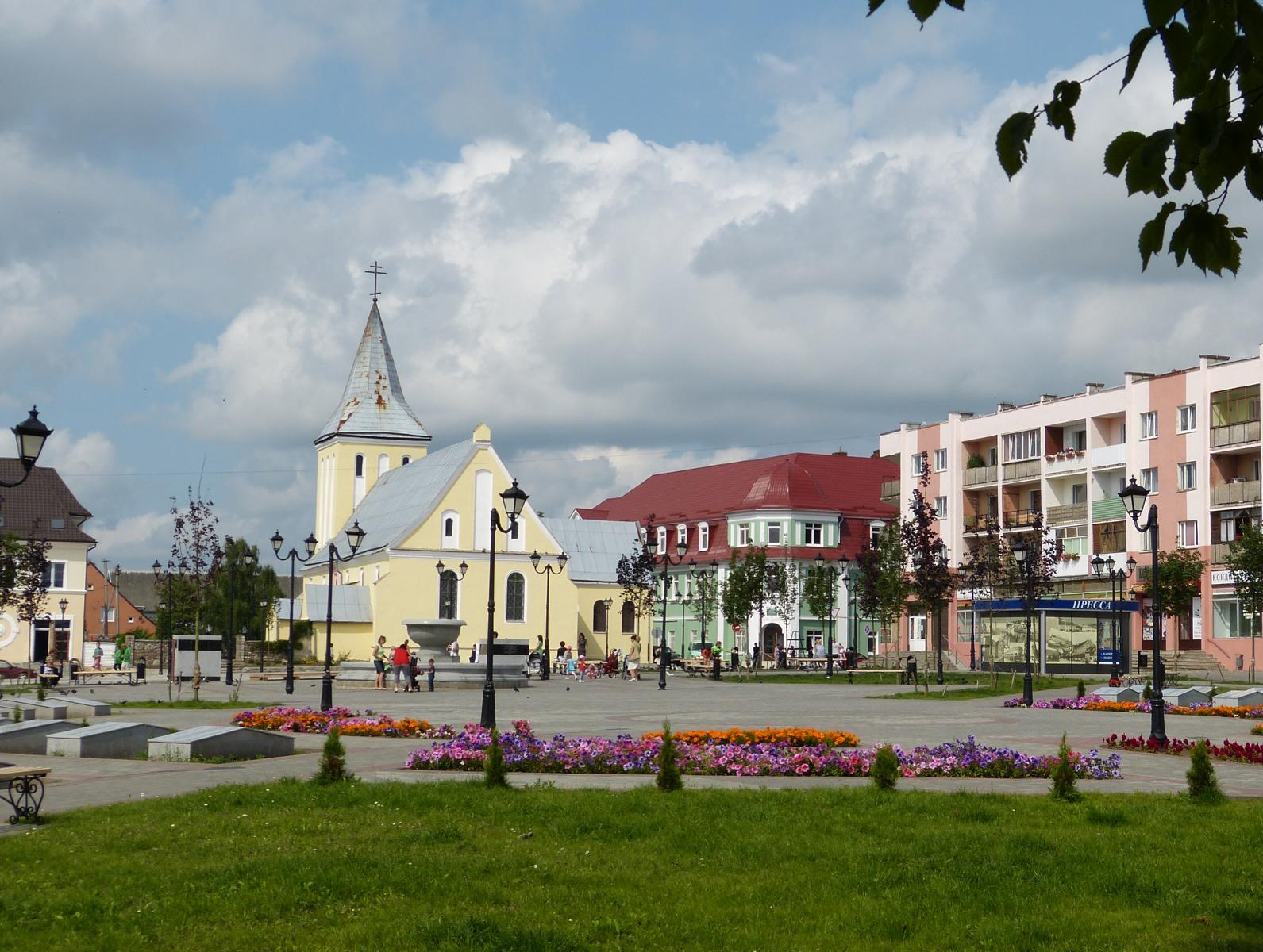 Der Dorfplatz des heutigen Polessk ( Janne Neuman) - Lupe Reisen