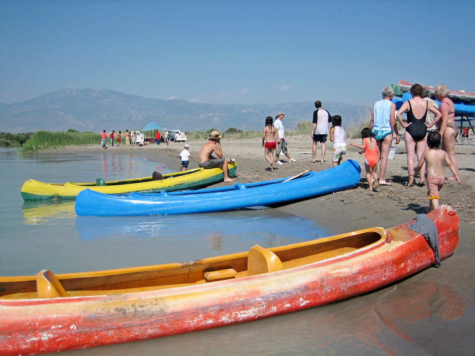 Foto: Freizeitmglichkeit in Patara - Kanutour auf dem Xanthos-Fluss - Lupe Reisen